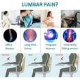 thumbnail image 2 of Lumbar Support Pillow for Office Chair - Ergonomic Back Support Cushion with Adjustable Straps, Breathable 3D Mesh Cover, Ideal for Car, Computer & Home Use, 2 of 9
