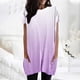 thumbnail image 3 of MKLEKYY Playeras De Algodon Mujer Camiseta Informal Holgada De Verano Para Mujer, Cuello Redondo, Manga Corta, Estilo Túnica Con Bolsillos, 1121 Talla M, 3 of 3