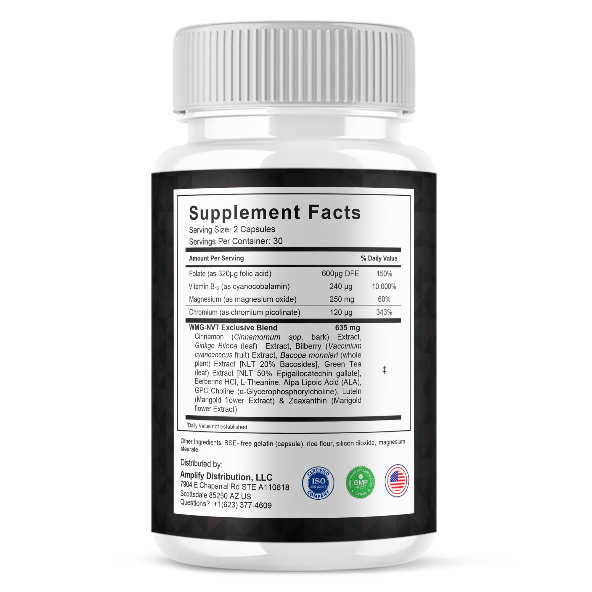 (2 Pack) Mahgryn Premium Weight Management Supplement, Mahgrin (120 Capsules)