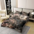 thumbnail image 2 of Erosebridal Housse de Couette Vintage Animal 100 % Coton Format Grand, Ensembles de Literie Dragon Japonais Format Grand, Ensemble de Chambre Réversible à Fleurs Roses, Déco de Chambre en Microfibre, 3 Pcs (Sans Couette), 2 of 8