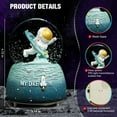Christmas Snow Globe, Musical Globe with Color Changing Led Lights ...