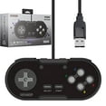 thumbnail image 2 of Retro-Bit Legacy 16 Manette USB Filaire - avec Boutons Home, SS & ZL/ZR - pour Switch, PC, MacOS, RetroPie, Raspberry Pi - Onyx, 2 of 10