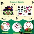 thumbnail image 3 of WaaHome Halloween Crafts Stickers for Kids 24Pcs Halloween Monster Make a Face Stickers Ornaments Halloween Arts and Crafts Kits Halloween Stickers, 3 of 7