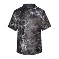thumbnail image 3 of Men's Short Sleeve V Neck Small Animals Print Chest Pocket Carer Top 5XL, 3 of 3