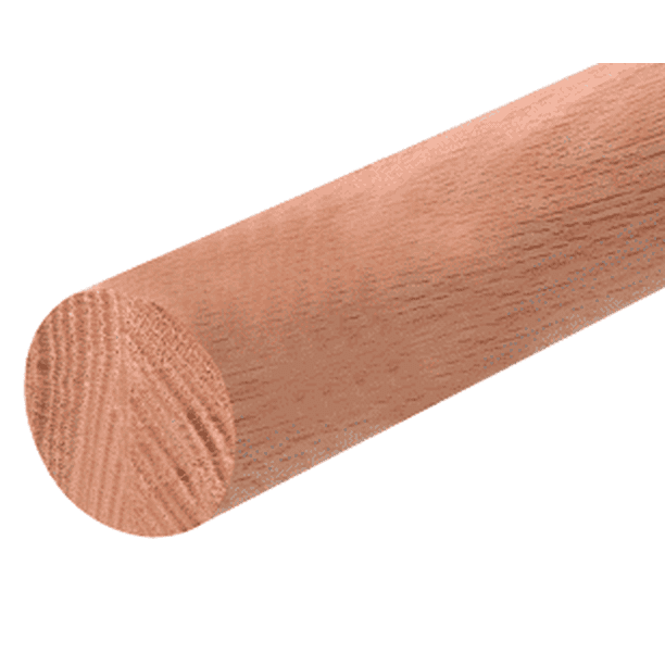 CRL WD20R0 Red Oak 2" Diameter Wood Dowel