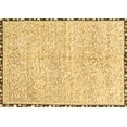 thumbnail image 1 of Ahgly Company Indoor Rectangle Abstract Brown Modern Area Rugs, 2' x 5', 1 of 4