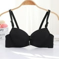 thumbnail image 2 of Womens Bras Lace Patchwork Non Padded Push Up Full Coverage Comfort Breathable Lightweight Everyday Bras Black 36/80, 2 of 3