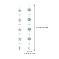 thumbnail image 3 of MOVTOTOP Blue Nautical Wall Hanging Decor Mediterranean Style Ocean Theme 2 Pieces, 3 of 7