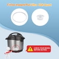 thumbnail image 3 of Deally 3 Pack Silicone Sealing Rings for Instant Pot 6 Qt, Inner Pot Seal Ring, Replacement Seal Gasket, Food-Grade Silicone Sealing Rings, 3 of 7