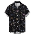 thumbnail image 4 of Blmnix Guide T shirts for Men Hawaiian Shirt Western Shirts Shirts Collared Short Sleeve Black Athletic Shirts for Men,XL, 4 of 6