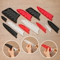 thumbnail image 7 of Uxcell ABS Safety Knife Cover Sleeves for 4" Ceramic knife, Universal Blade Protector Sheath for Kitchen Bar, Black 2 Pcs, 7 of 7