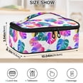 thumbnail image 3 of ALAZA Gradient Palm Tree Lunch Box Insulated Cooler Tote Bag Reusable School Picnic Travel Office, 3 of 7