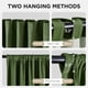 thumbnail image 3 of Cortina Joydeco 52x274 cm Verde Oliva 100% Blackout de Terciopelo, 3 of 9
