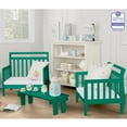Dream On Me Emma 3 in 1 Convertible Toddler Bed, Emerald