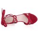 thumbnail image 5 of Sandalias de tacón Alto Allegra K bloque Dedo Abierto con Cordones para Mujer Rot 43, 5 of 7