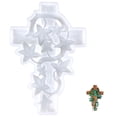 thumbnail image 3 of Cross Silicone Mold for Pendant Crucifix Casting Candle Making, 3 of 8