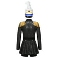 thumbnail image 2 of Ocealan Girls Ringmaster Dance Jumpsuits Sequins Long Sleeve Tassel Jumpsuits Black&Blue-C 12, 2 of 6