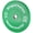 Green 25LB, variant on MROOBEST Red 55LB Premium Rubber Bumper Weight Plate with Embossed Lettering