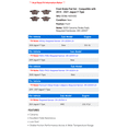 thumbnail image 2 of Front Brake Pad Set - Compatible with 2014 - 2021 Jaguar F-Type 2015 2016 2017 2018 2019 2020, 2 of 2