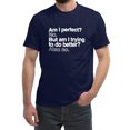 thumbnail image 2 of Men T Shirts Funny Sarcastic Tshirt Self Help Shirt Streetwear Essentials Boardroom To Bar Casual Shirts Men Navy XXL, 2 of 3