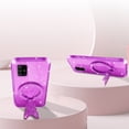 thumbnail image 5 of Fyxkocm for Samsung A71 5G Case with Butterfly Stand Compatible with Magsafe, Women Girls Bling Luxury Glitter Clear Phone Case Shockproof Protective Cover for Galaxy A71 5G, Purple, 5 of 9