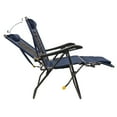 thumbnail image 4 of GCI Outdoor Legz Up Lounger Adjustable Folding Recliner Camp Chair, Heathered Indigo, 4 of 8