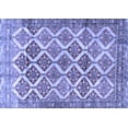 thumbnail image 1 of Ahgly Company Machine Washable Indoor Rectangle Persian Blue Traditional Area Rugs, 2' x 3', 1 of 4