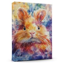 Guinea Pig Lilac Canvas Wall Art Animal Decor, Guinea Pig Lilac Canvas Prints Wild Animal Artwork for Living Room Bedroom Office 190HD471