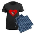 thumbnail image 5 of CafePress - Raccoon Heart Pajamas - Women's Short Sleeve Print T-Shirt and Pants Dark Cotton Pajama Set, 5 of 7