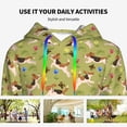 thumbnail image 4 of Haiem Running Beagle for Women's Fashion Hoodies & Sweatshirts with Kangaroo Pocket,Hooded Sweatshirt with Eye-catching Drawstrings-Medium, 4 of 7