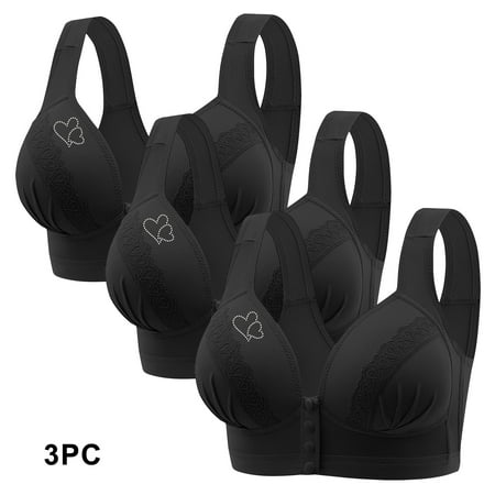 LLYWEY Push up Sports Bra on Sale Sleeping Bras Women Ladies Nursing Bra Style-1326 Women s Plus Multiway Bra Feature Adult Female Everyday Sports Bras Black 34B