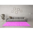 thumbnail image 3 of Ahgly Company Indoor Round Oriental Pink Industrial Area Rugs, 8' Round, 3 of 4