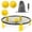Yellow, variant on CZBZ Outdoor Roundnet Game Set, Portable Spikeball Style Lawn Game with 2 Premium Balls & Carry Bag, 2 vs 2 Family Beach & Backyard Entertainment