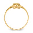 thumbnail image 2 of Bague Croix Ichthus en Or Jaune 14k Religieuse, 2 of 9