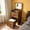 18.9"L, Walnut, White Cushion, variant on 3-in-1 Vanity Desk with Flip Top Lighted Mirror & Storage Stool, Compact Makeup Dressing Table for Bedroom, Bathroom, or Dressing Room (23.L, Walnut)