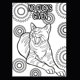 thumbnail image 5 of Swearing Cats Cat Coloring Book Handmade Coloring Coloring Book, 5 of 5