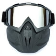 thumbnail image 2 of Qholemyo Snow Goggles Motorcycle Helmet Goggles Mask Outdoor Riding Windproof Goggles, Matching Motorcycle Face Mask, Essential Biking Gear For Windproof Protection, 2 of 3