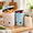 Botanica-Potato, Onion, Garlic Set, variant on Terazzo-Potato, Onion, Garlic Set Metal Food Storage Canisters for Pantry Organization