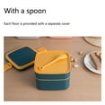 thumbnail image 4 of HBYJLZYG Double-layer Portable Lunch Box With Lid Lunch Box Heatable Lunch Box Student Lunch Box, 4 of 5