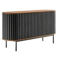 thumbnail image 2 of Modway Fortitude 59" Oval Wood Sideboard with 6 Storage Spaces in Walnut/Black, 2 of 10