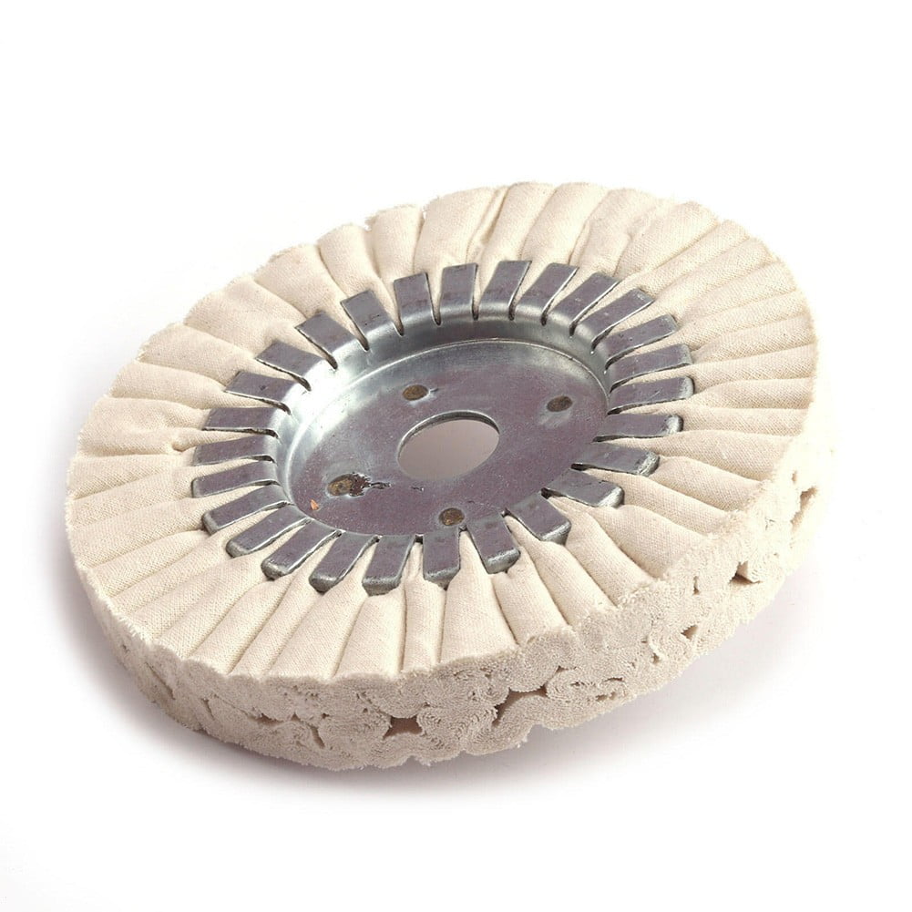 6 Inch Cotton Airway Buffing Cloth Wheel Polishing Pad Compound Tool 40 Plys 