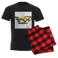thumbnail image 6 of CafePress - Too Cool For School Men's Dark Pajamas - Men's Dark Loose Fit Cotton Pajama Set, 6 of 7