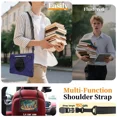 thumbnail image 6 of Protecive Case for Samsung Galaxy Tab S11 Ultra 14.6 inch 2025 SM-X930/X936B/X936E/X936U Shockporoof Cover with Pencil Holder Rotating Hand Strap & Stand Shoulder Strap & Universal Stylus Pen, 6 of 7