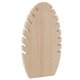 thumbnail image 5 of Soporte para presentación de joyería, colgador de collares con forma de hoja de llama hecho a mano de madera independiente, soporte de joyería de escritorio, 5 of 14