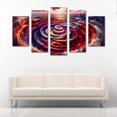 thumbnail image 2 of Cuadro decorativo Cuadros Abigail para sala recamara Abstracto El Infierno La Divina Comedia Set de 5 piezas, 2 of 5