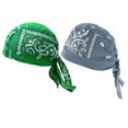 thumbnail image 1 of Gorro pirata para ciclismo, bandana, algodón transpirable y absorbente. verde gris oscuro, 1 of 5
