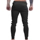 thumbnail image 3 of Pantalones largos para hombre, color a juego, bolsillos, cremallera, cuerda, pantalones casuales, pantalones para hombre, 3 of 5