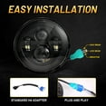 thumbnail image 6 of Brightest for Toyota Pickup 1979-1981 Pair 7" LED Headlights Halo Angel Eyes DRL, 6 of 8