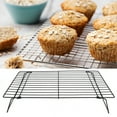 thumbnail image 3 of Cooking Tray Three Layers Cooling Rack, Baking Rack, Nonstick For Home Cooling Biscuits, Cakes, Pies Kitchen Accessory 40x25x9cm, 3 of 8