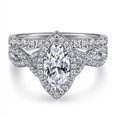 thumbnail image 1 of Conjunto de anillo de combinación de anillo de circonita de ojo de caballo s925 europeo y americano para mujer, 1 of 5